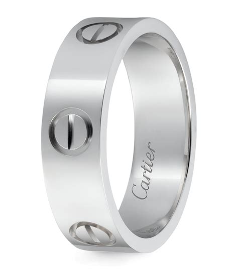 cartier love ring platinum|cartier platinum wedding ring.